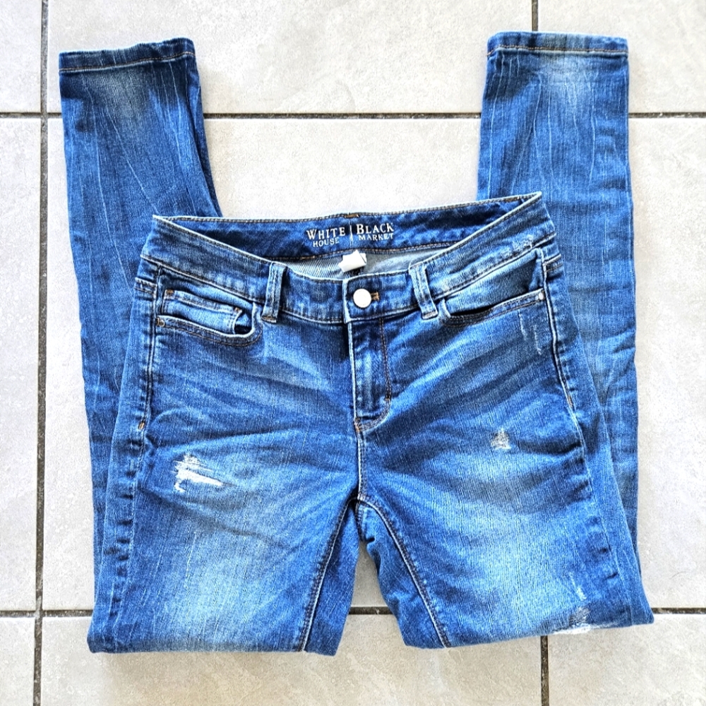 White House Black Market Skinny Leg Sz 2